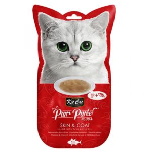 Kitcat Pur Puree Skin & Coat Tuna & Fish