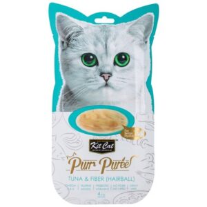 Kit Cat Purr Puree Tuna & Fiber (Hairball)